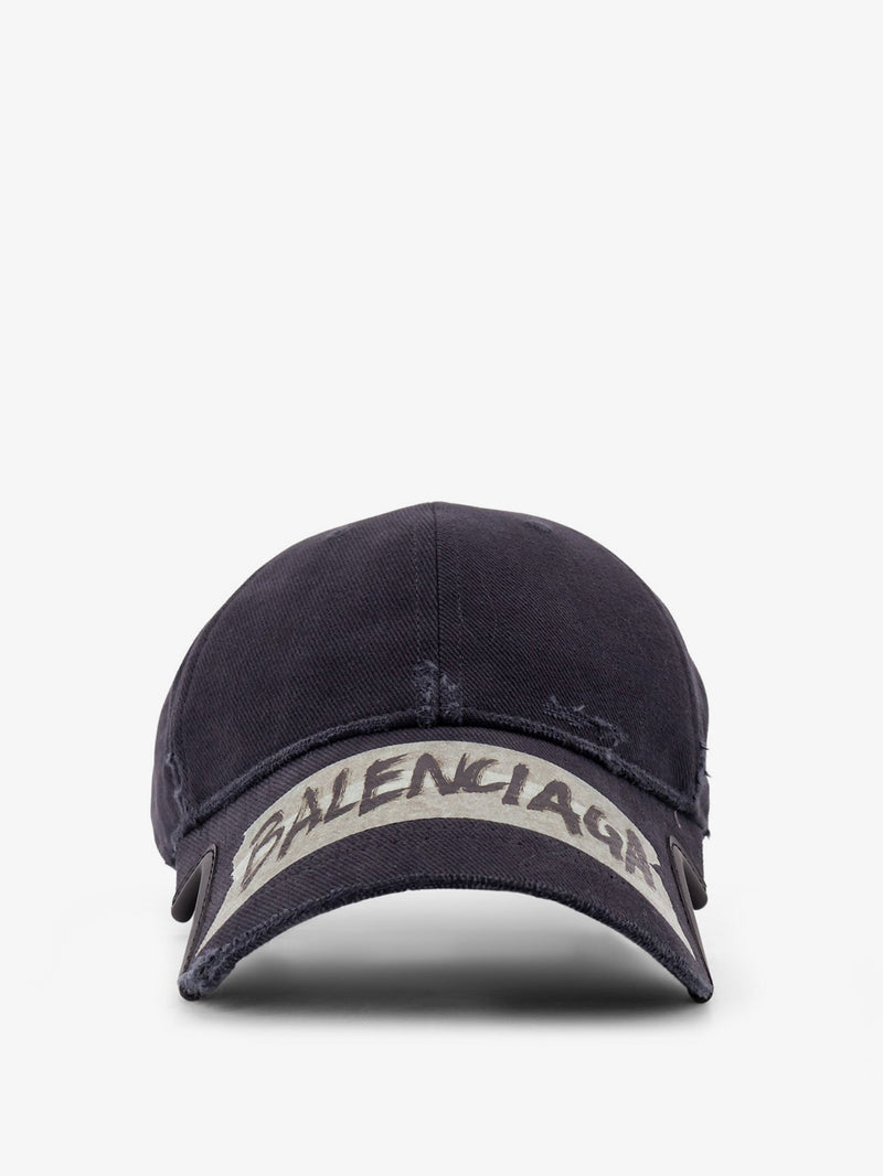 Balenciaga Balenciaga Cotton Hat Blue Men - World Class Fashion