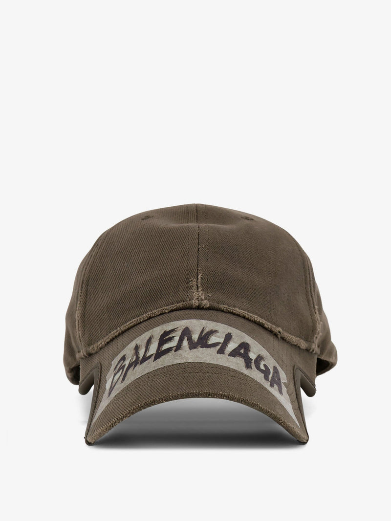 Balenciaga Balenciaga Cotton Hat Green Men - World Class Fashion