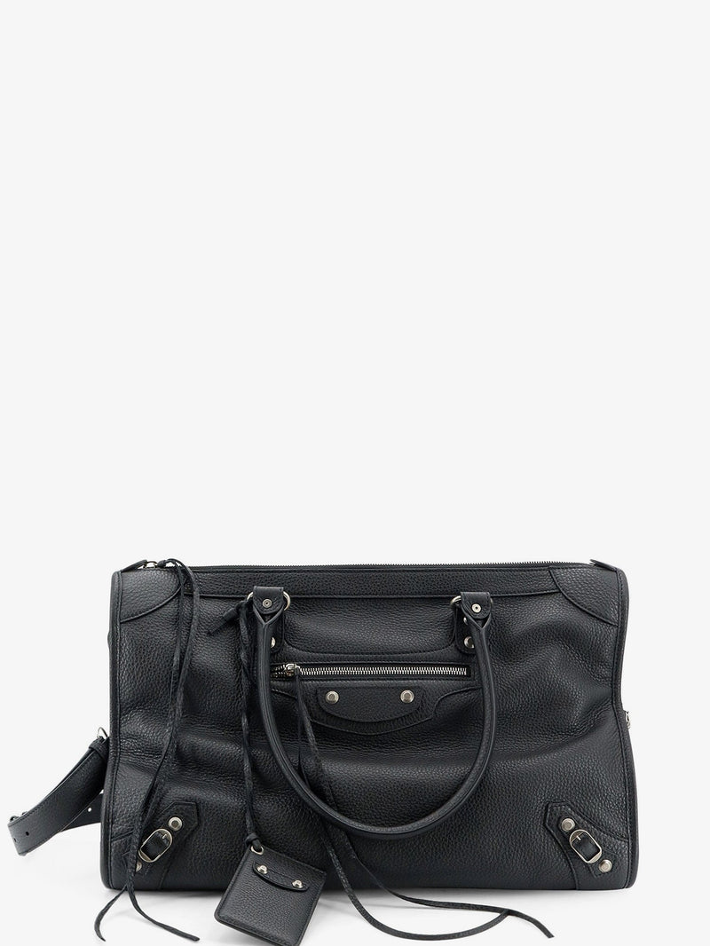 Balenciaga Balenciaga Le City Business Leather Travel Bag Black - World Class Fashion