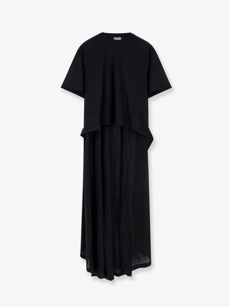 Balenciaga Balenciaga Long Jersey T-Shirt Black Women - World Class Fashion