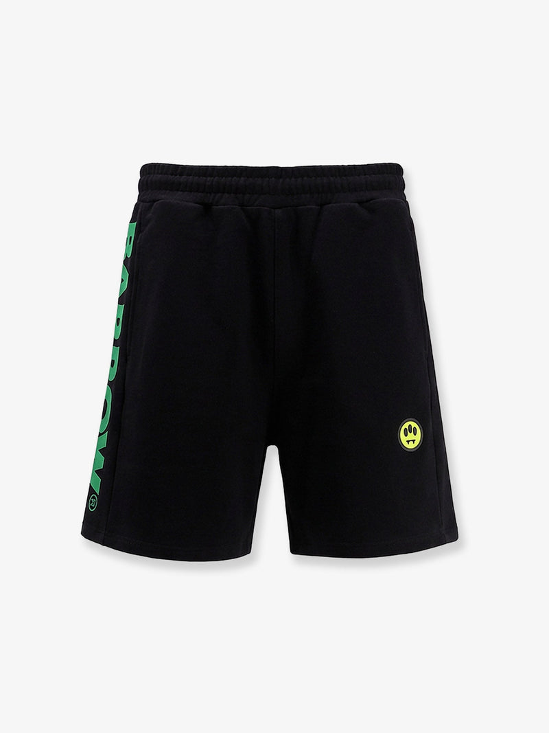 Barrow Barrow Cotton Bermuda Shorts Black Men - World Class Fashion