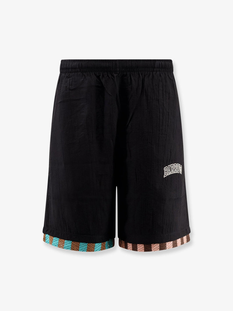 Barrow Barrow Viscose Blend Bermuda Shorts Black Men - World Class Fashion