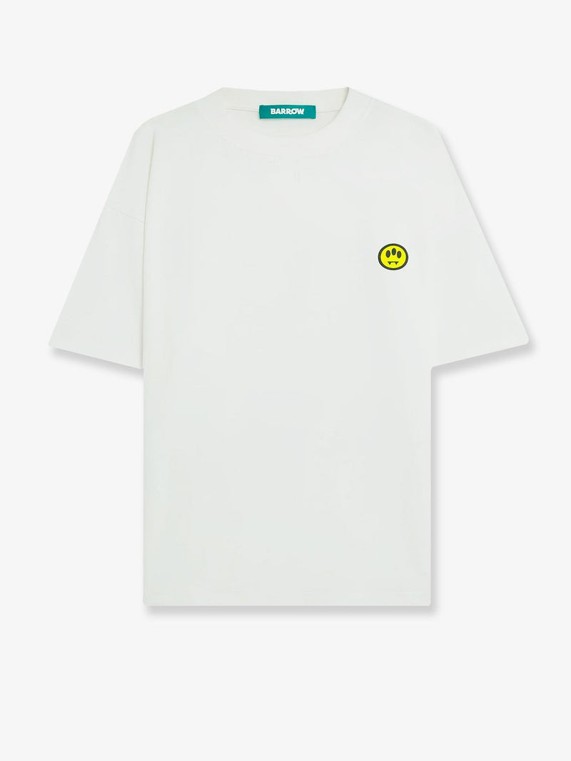 Barrow Barrow Algodón Camiseta Blanca Hombre - World Class Fashion