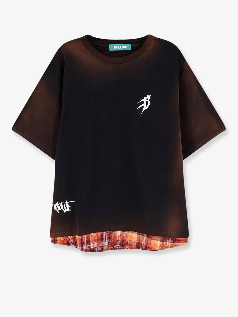 Barrow Camiseta de algodón Barrow para hombre, color negro - World Class Fashion