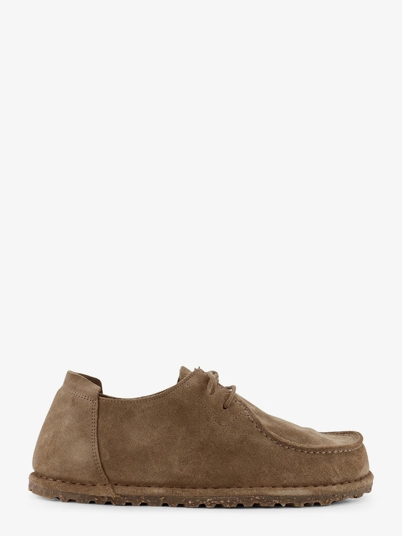 Birkenstock Zapato con cordones de ante Birkenstock Utti color topo - World Class Fashion