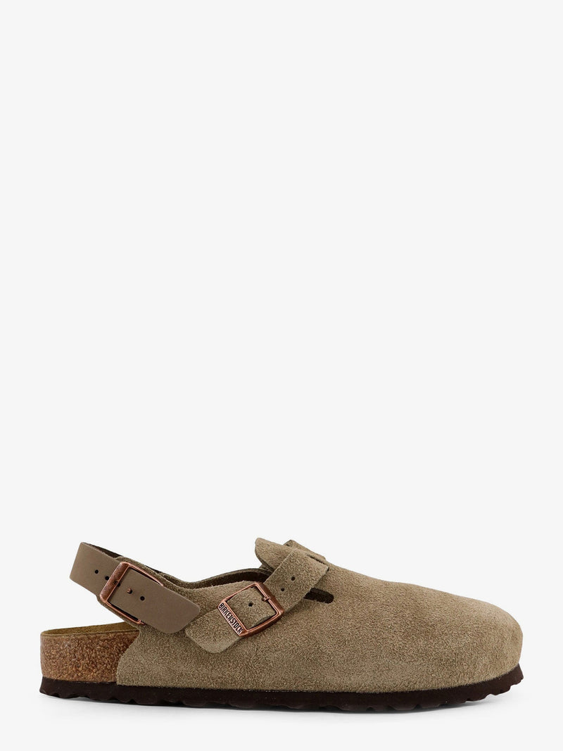 Birkenstock Birkenstock Tokio II Suede Mule Beige Women - World Class Fashion