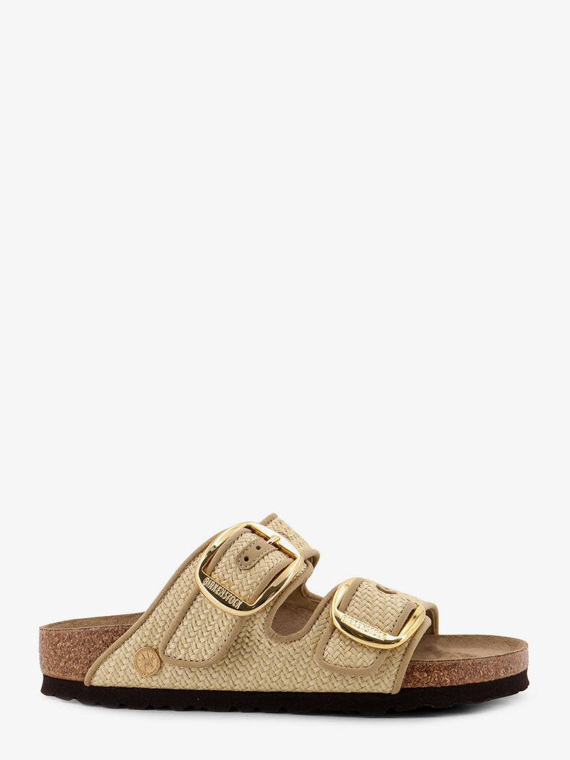 Birkenstock Birkenstock Arizona Big Raffia Sandals Beige - World Class Fashion