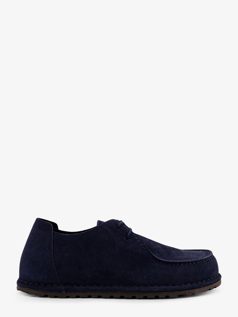 Birkenstock Zapatos Birkenstock Utti de gamuza con cordones, azul marino - World Class Fashion