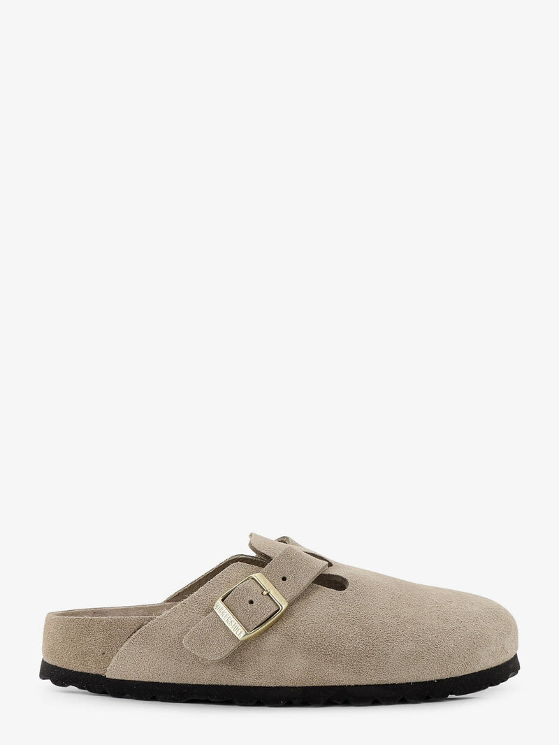 Birkenstock Birkenstock Boston Suede Sandals Taupe - World Class Fashion