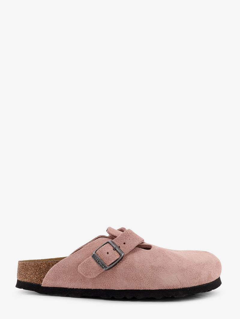 Birkenstock Birkenstock Suede Boston Sandals Pink Clay - World Class Fashion