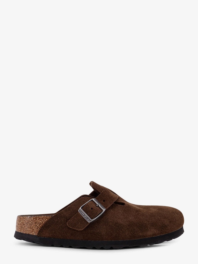 Birkenstock Birkenstock Suede Boston Sandals Brown - World Class Fashion
