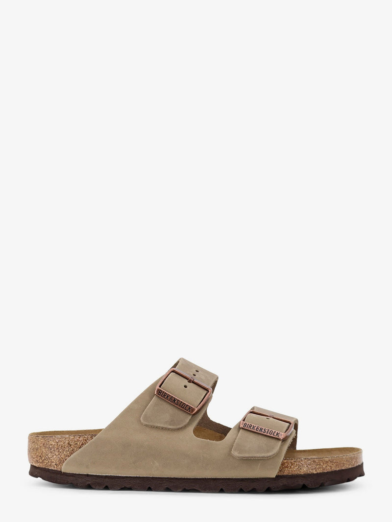 Birkenstock Birkenstock Arizona Suede Sandals Beige - World Class Fashion