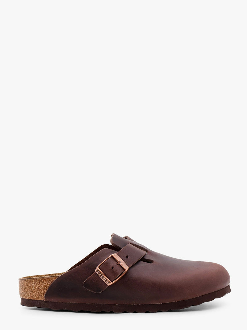 Birkenstock Birkenstock Boston Leather Mule Brown Women - World Class Fashion