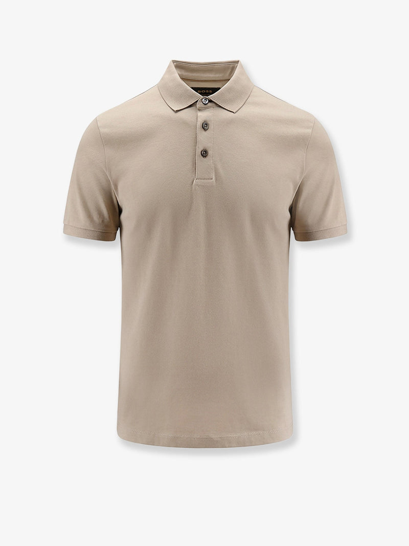 Boss Boss Perry Cotton Polo Beige Men - World Class Fashion