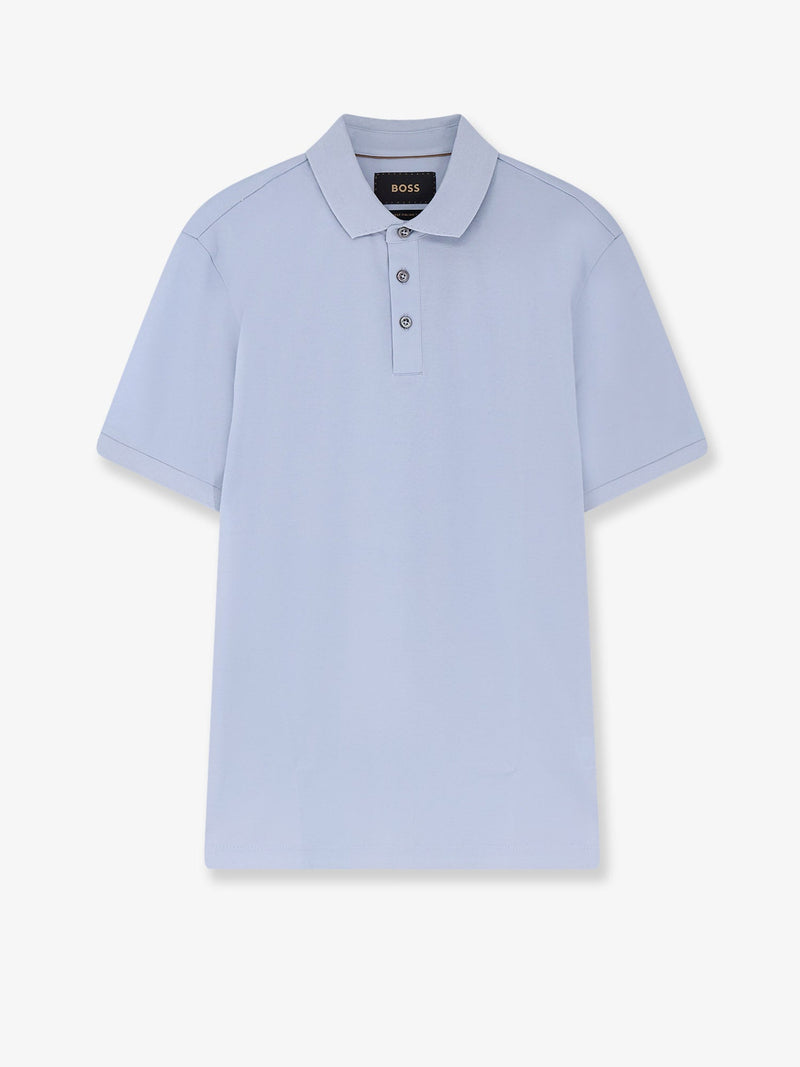 Boss Boss Perry Cotton Polo Shirt Blue - World Class Fashion