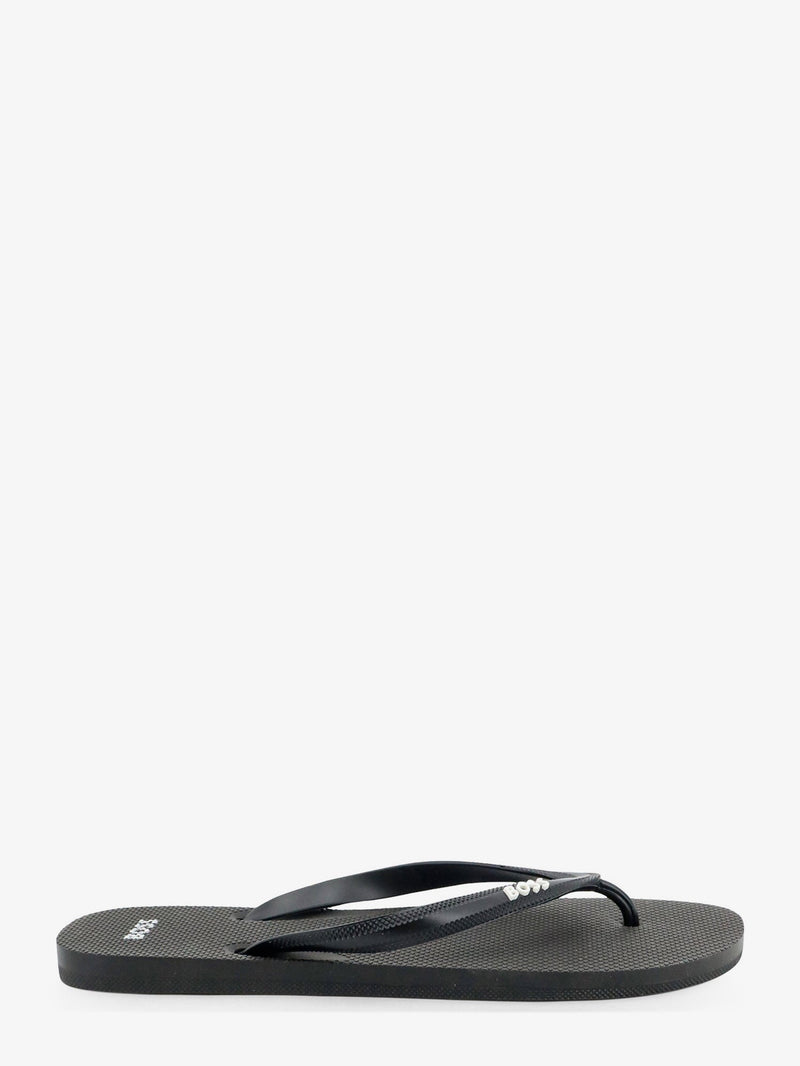Boss Boss Rubber Flip-Flops Sandals Black - World Class Fashion