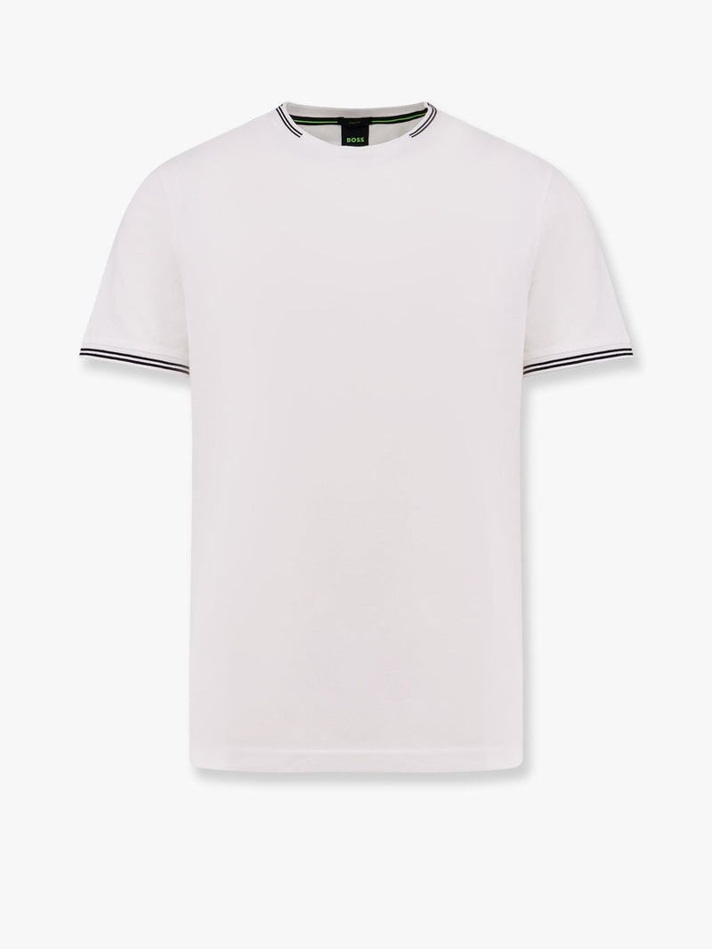 Boss Boss Camiseta elástica de algodón Blanca - World Class Fashion
