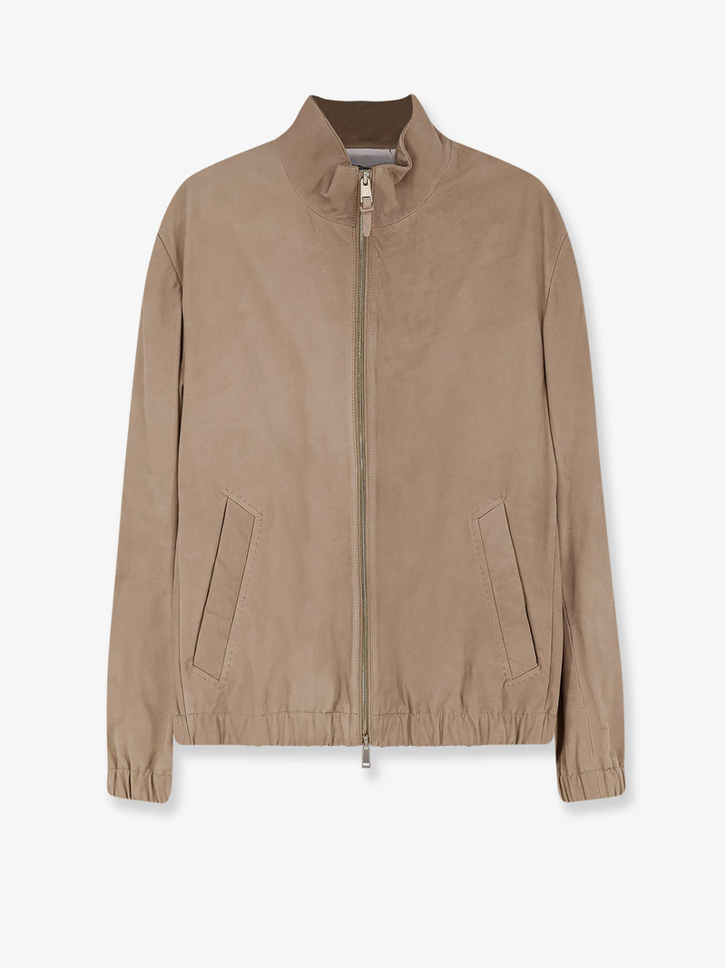 Boss Boss Suede Leather Jacket Beige Men - World Class Fashion