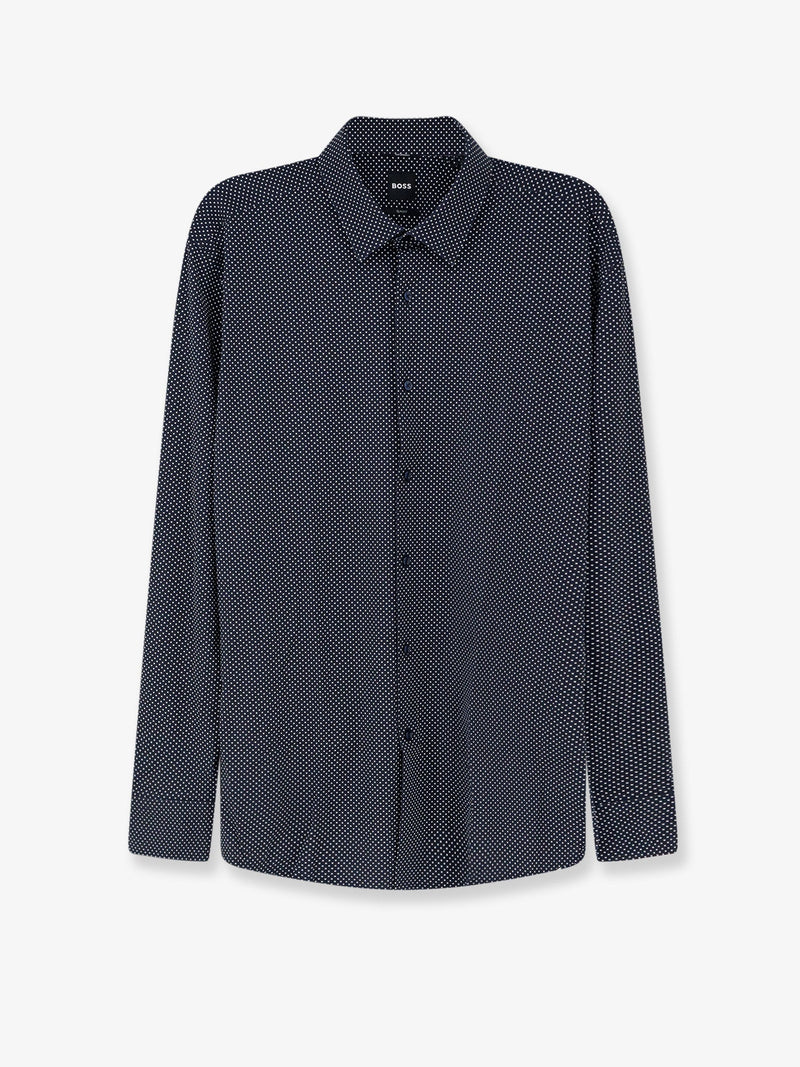 Boss Boss Hank Jersey Shirt Blue - World Class Fashion