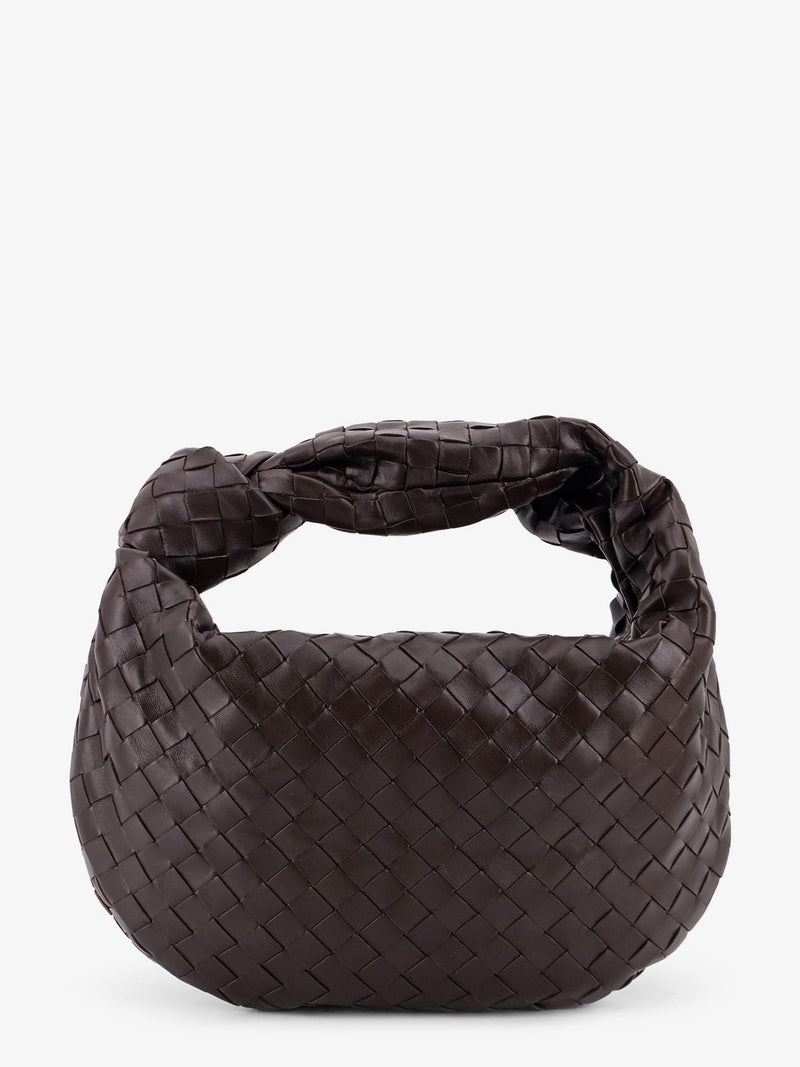 Bottega Veneta Bottega Veneta Jodie Small Leather Handbag Purple - World Class Fashion