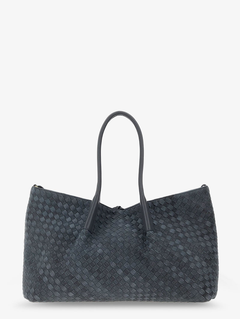 Bottega Veneta Bottega Veneta Pinacoteca Suede Handbag Grey - World Class Fashion