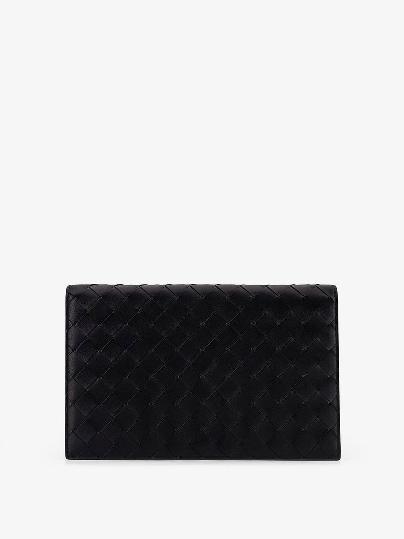 Bottega Veneta Bottega Veneta Leather Clutch Bag Black Men - World Class Fashion