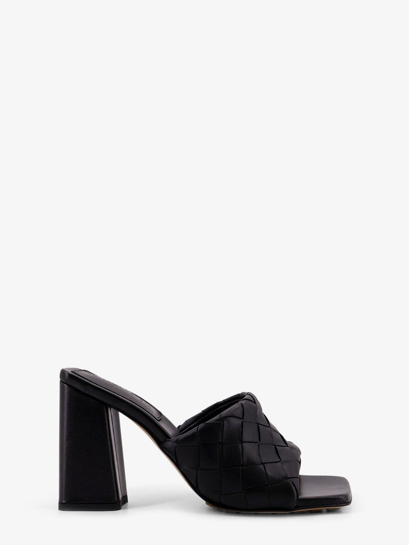 Bottega Veneta Bottega Veneta Parco Leather Sandals Black - World Class Fashion