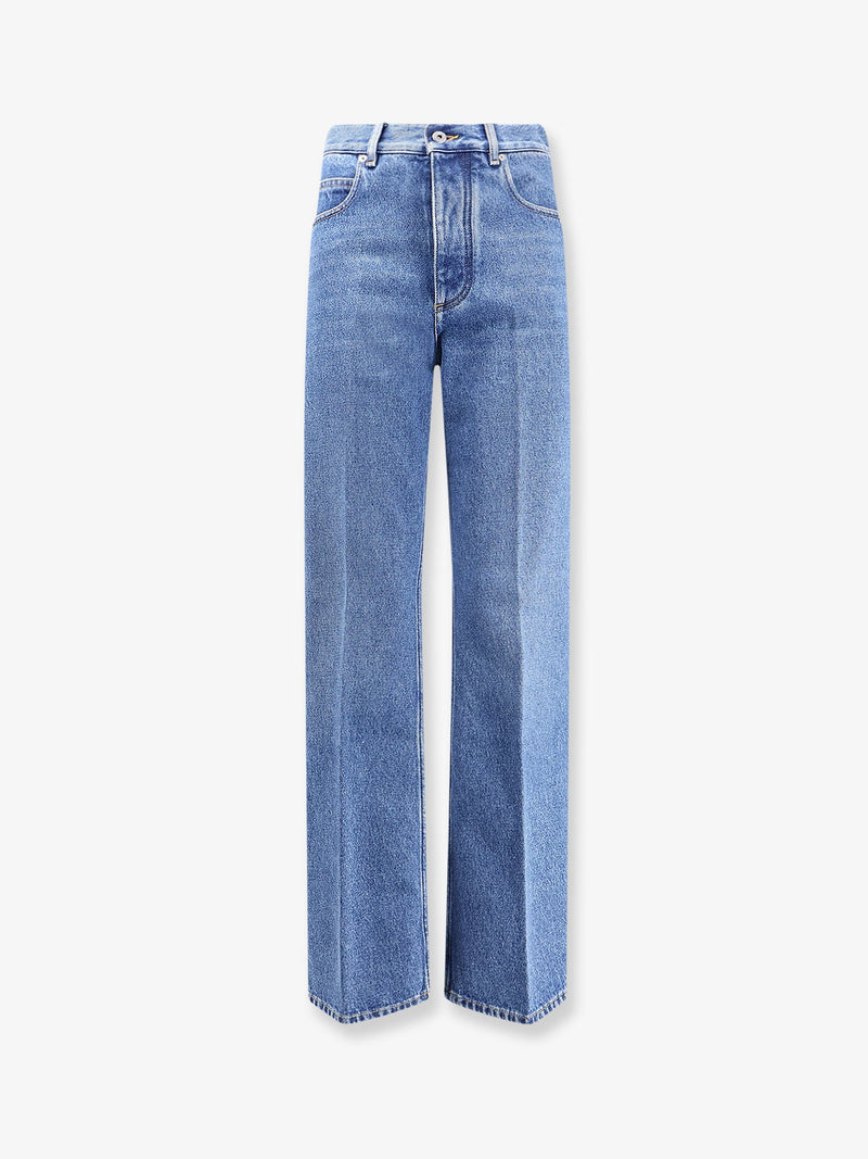 Bottega Veneta Bottega Veneta Flared Cotton Jeans Blue - World Class Fashion