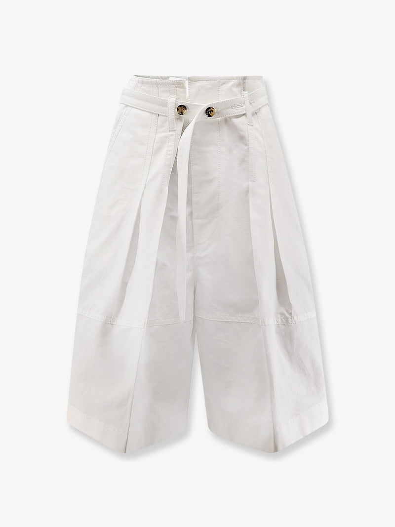 Bottega Veneta Bottega Veneta Cotton Bermuda Shorts White - World Class Fashion