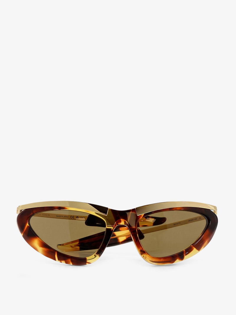 Bottega Veneta Bottega Veneta Prisma Acetate Sunglasses Brown - World Class Fashion