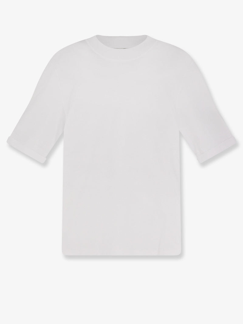 Brunello Cucinelli Brunello Cucinelli Cotton Mock Neck T-Shirt White Men - World Class Fashion