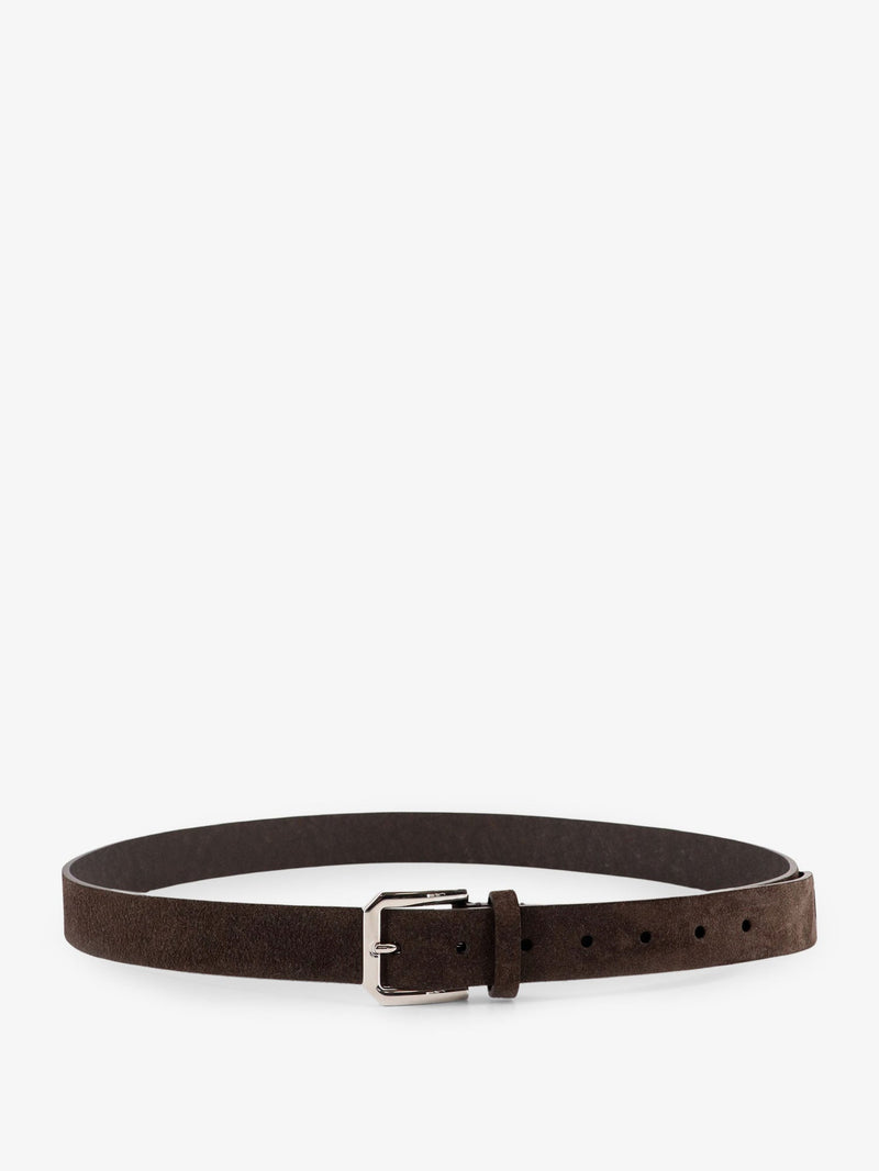 Brunello Cucinelli Brunello Cucinelli Suede Belt Brown Men - World Class Fashion
