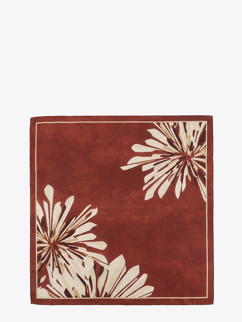 Brunello Cucinelli Brunello Cucinelli Silk Foulard Brown Women - World Class Fashion