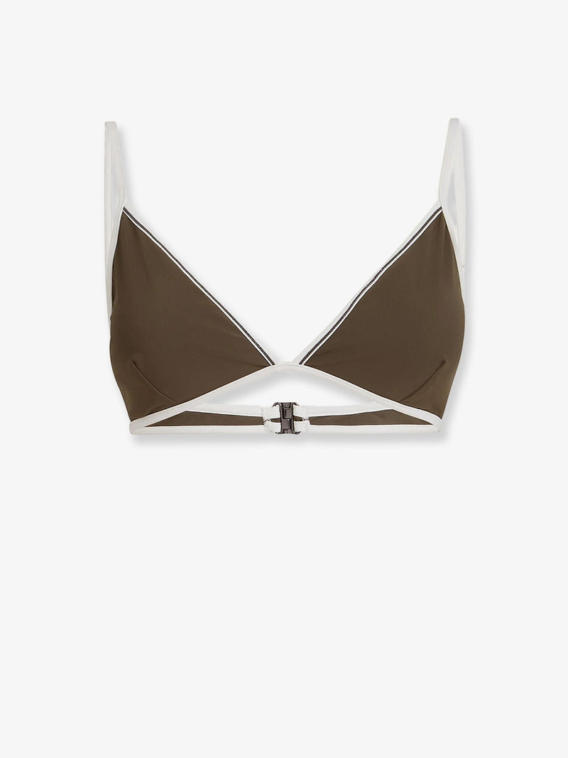 Brunello Cucinelli Brunello Cucinelli Nylon Bikini Top Grey Women - World Class Fashion