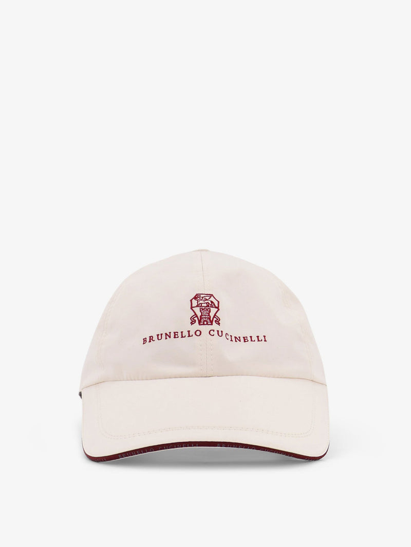 Brunello Cucinelli Brunello Cucinelli Nylon Hat White Men - World Class Fashion