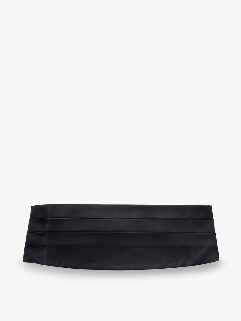 Brunello Cucinelli Brunello Cucinelli Cotton and Silk Cummerbund Blue - World Class Fashion