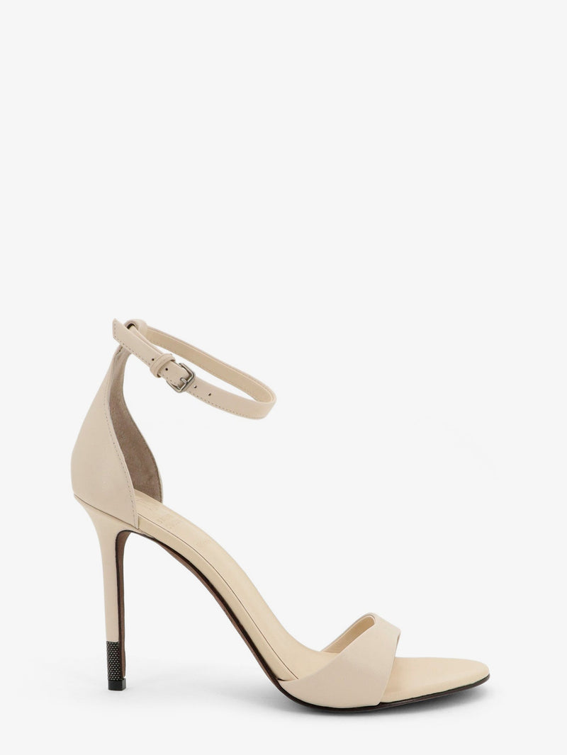 Brunello Cucinelli Brunello Cucinelli Leather Sandals Beige Women - World Class Fashion