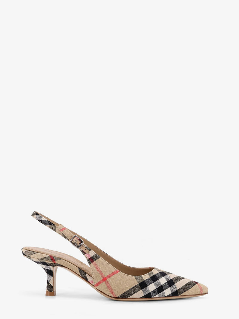 Burberry Burberry Women's Pumps Beige Check Motif - World Class Fashion