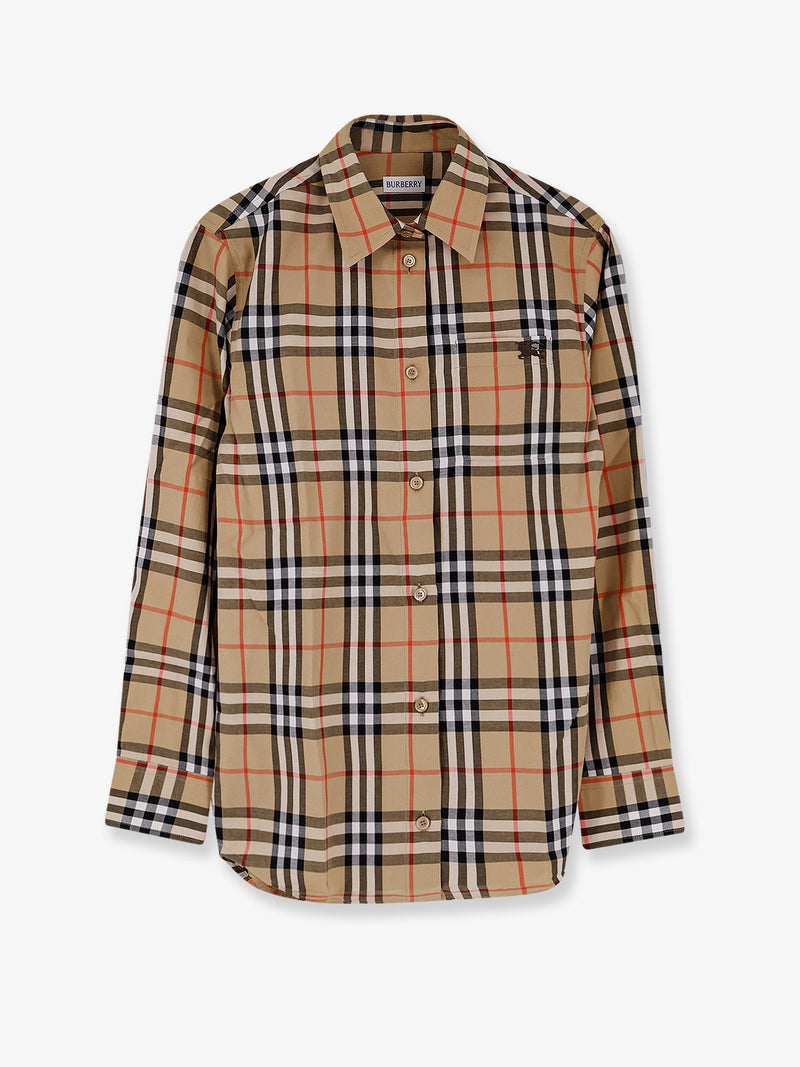 Burberry Burberry Emma Cotton Shirt Beige Women - World Class Fashion