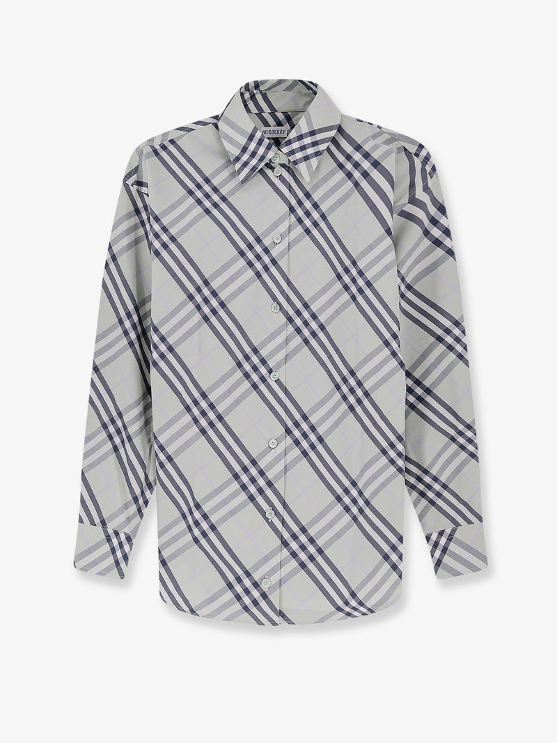 Burberry Burberry Emma Cotton Shirt Green Women - World Class Fashion