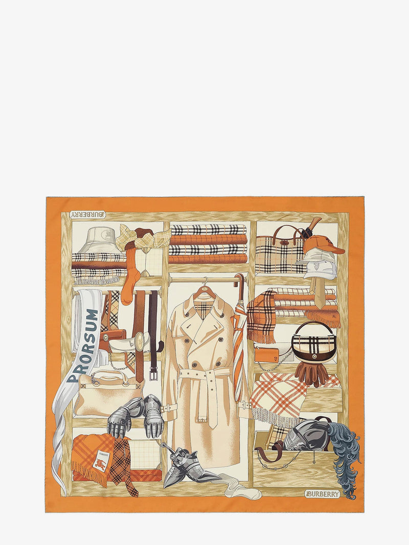 Burberry Burberry Silk Foulard Multicolor Women - World Class Fashion