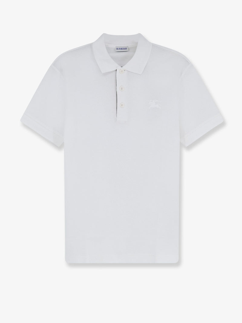 Burberry Burberry Organic Cotton Polo Shirt White Men - World Class Fashion