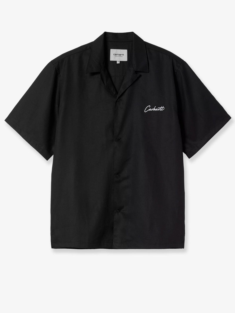 Carhartt WIP Carhartt WIP Delray Tencel Cotton Shirt Black - World Class Fashion