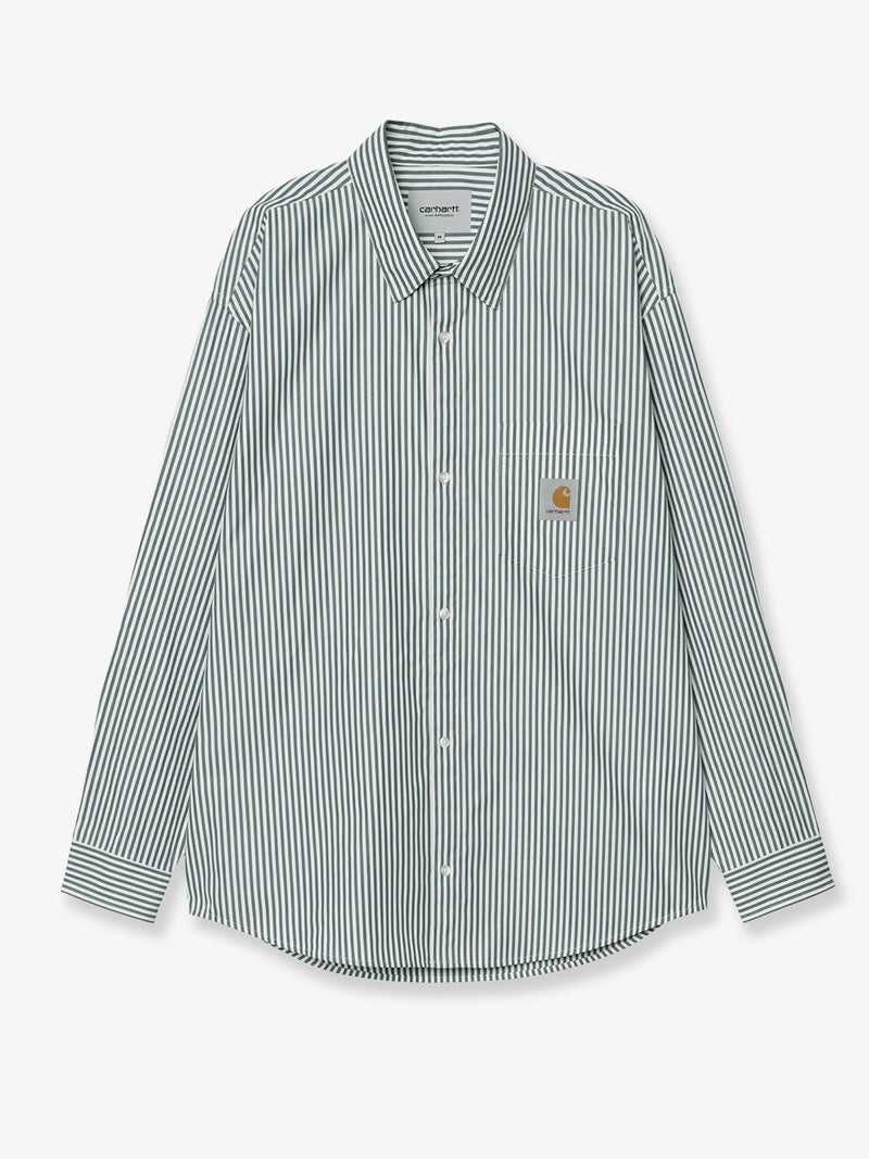 Carhartt WIP Carhartt WIP Daldry Striped Cotton Shirt Blue - World Class Fashion