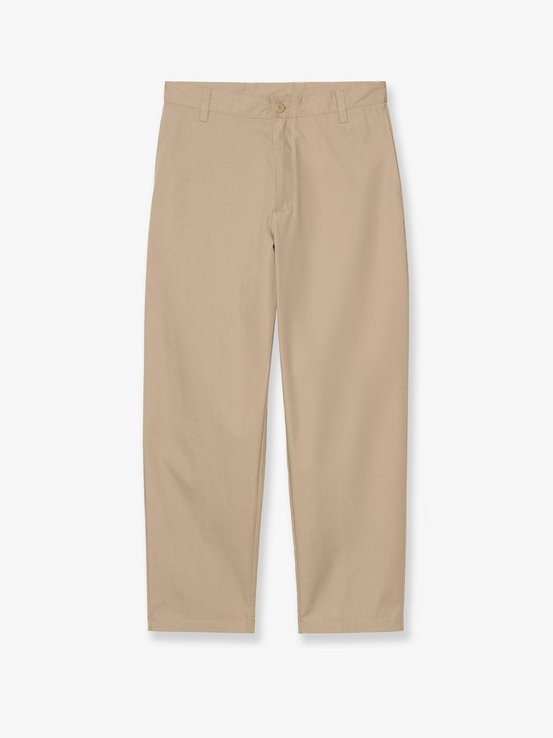Carhartt WIP Carhartt WIP Calder Cotton Blend Trousers Beige - World Class Fashion