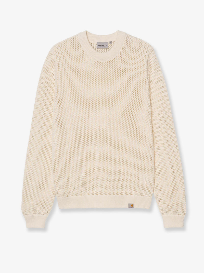 Carhartt WIP Carhartt WIP Stockton Cotton Sweatshirt Beige - World Class Fashion