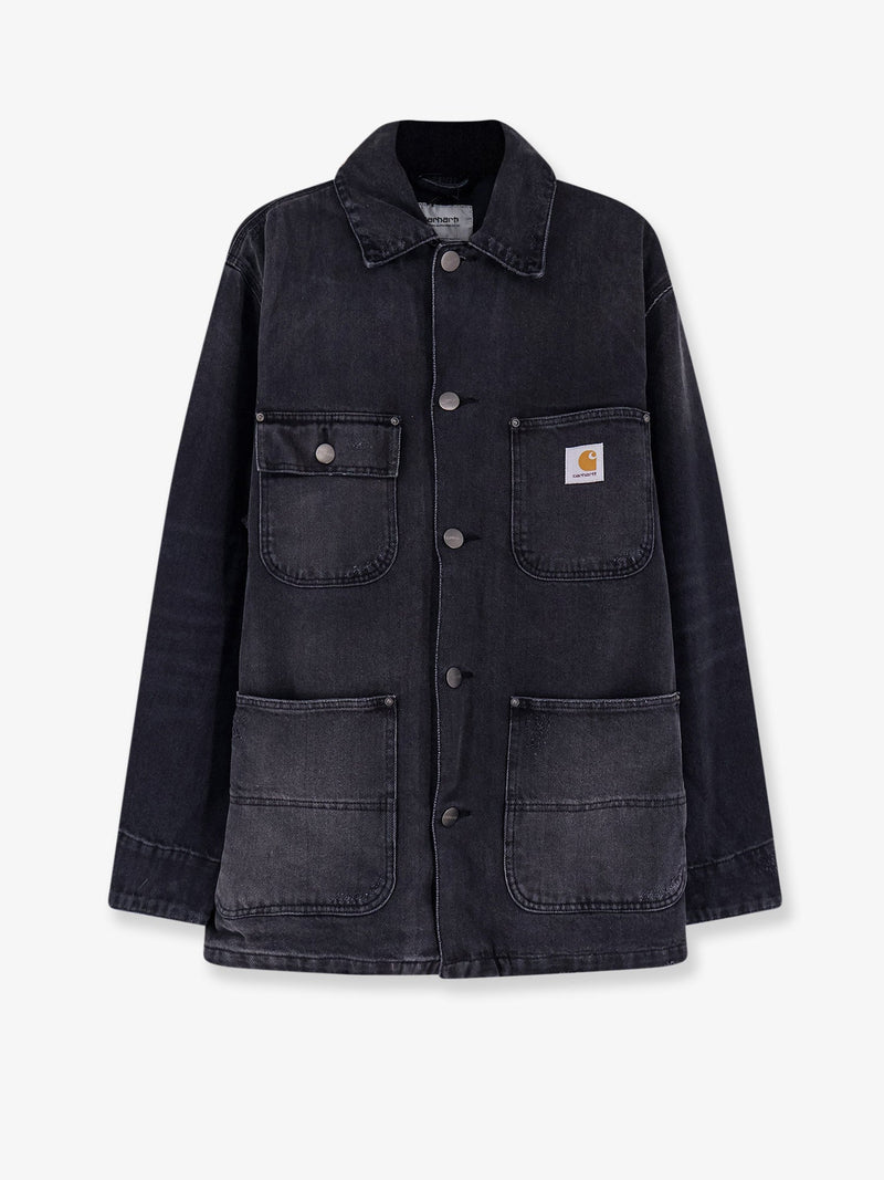 Carhartt WIP Carhartt WIP Aden Black Denim Jacket - World Class Fashion