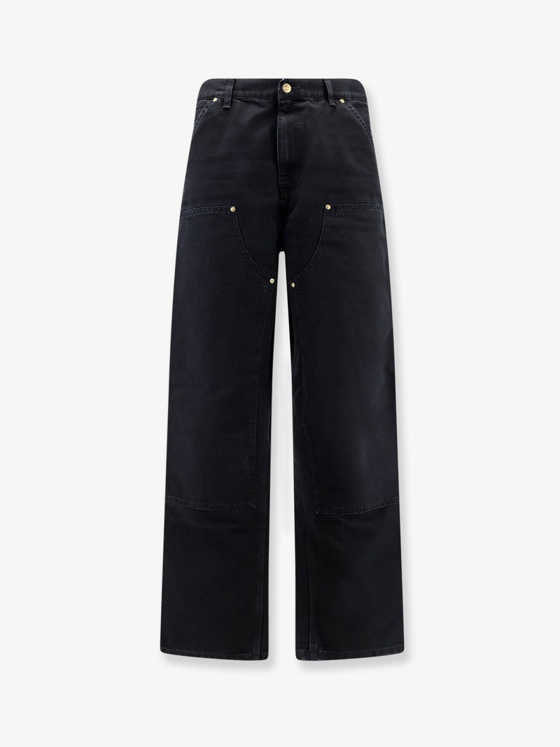 Carhartt WIP Carhartt WIP Double Knee Denim Trousers Black - World Class Fashion