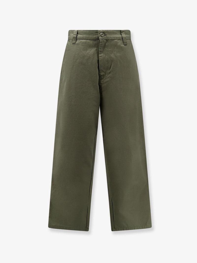 Carhartt WIP Carhartt WIP Brady Cotton Trousers Green - World Class Fashion