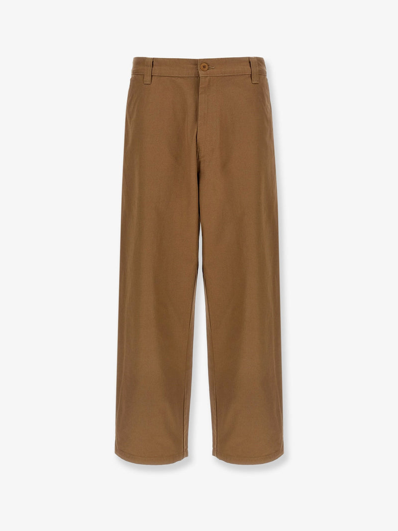 Carhartt WIP Carhartt WIP Bready Cotton Trousers Brown - World Class Fashion